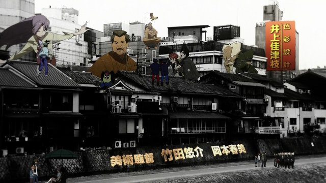 Family Stroll by the Kamogawa River